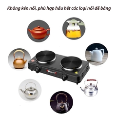 Bếp điện mini đa năng DORON 3000W 5 mức điều chỉnh nhiệt, nóng nhanh giữ nhiệt lâu
