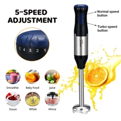 Máy xay sinh tố cầm tay đa năng 4in1 SOKANY 1000W công suất cao, hoạt động êm ái
