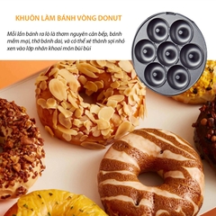 Máy làm bánh đa năng SOKANY 600W 3 in 1 nướng làm hình thú, waffle, donut