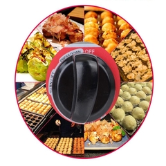 Máy làm bánh bạch tuộc takoyaki đôi dùng gas tốc độ gia nhiệt nhanh, nhiệt độ cao