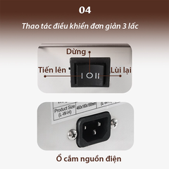Máy gọt khoai tây lốc xoáy, cắt củ hình lốc xoáy chạy điện