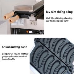 Máy làm bánh hình quả chuối vàng phomai mặt cười hot trend