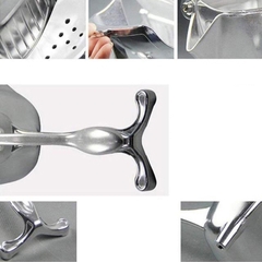 Dụng cụ ép hoa quả ép trái cây cầm tay, chất liệu gang an toàn bền bỉ