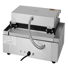 Máy làm bánh cá taiyaki công nghiệp 1650W gia nhiệt kép 2 mặt, chống dính telfon siêu bền