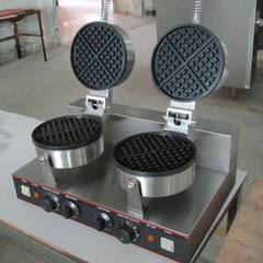 Máy làm bánh waffle đôi, nướng bánh kẹp tổ ong 2400W điều chỉnh 50 - 250 độ, làm nóng nhanh