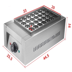 Máy nướng bánh bạch tuộc 2000W kiểm soát nhiệt độ chính xác, bánh thơm ngon