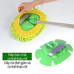 Chổi rửa xe ô tô sợi mềm, chổi lau xe chuyên dụng dành cho xe hơi