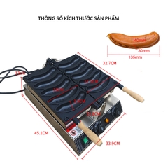 Máy làm bánh hình quả chuối vàng phomai mặt cười hot trend