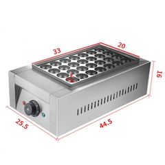 Máy nướng bánh bạch tuộc 2000W kiểm soát nhiệt độ chính xác, bánh thơm ngon