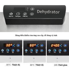Lò sấy khô thực phẩm DEHYDRATOR 400W 6 tầng đa năng sấy khô dẻo các loại thực phẩm