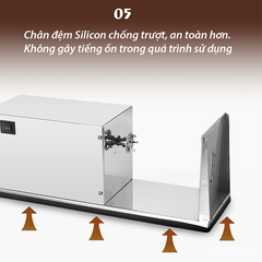 Máy gọt khoai tây lốc xoáy, cắt củ hình lốc xoáy chạy điện