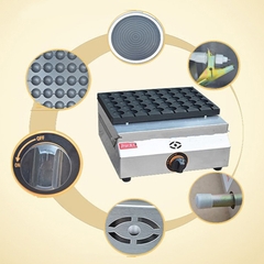Máy nướng trứng cút xiên que 35 lỗ sử dụng gas