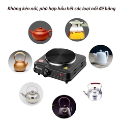 Bếp điện mini đa năng DORON 1500W chống quá nhiệt, an toàn cho mọi gia đình