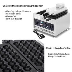 Máy làm bánh xiên hồ lô thơm ngon hot trend dùng điện (3 xiên dài)
