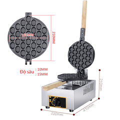 Máy làm bánh trứng gà non công nghiệp sử dụng gas