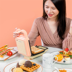 Máy nướng bánh đa năng TORSOM kèm 2 bộ khuôn waffle/sandwich