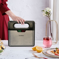 Máy kẹp nướng bánh mì, làm bánh waffle 3 khuôn SOKANY SK-303 750W