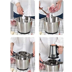Máy xay thịt SOKANY SK-7011 cối inox 3L/600W xay thực phẩm nhà bếp