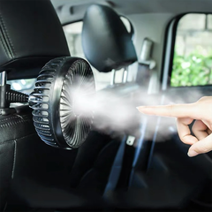 Quạt làm mát gắn ghế sau xe hơi tiện dụng với 3 tốc độ