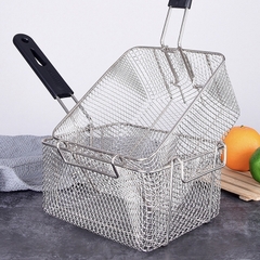 Rổ chiên nhúng điện, vợt chiên DORON chất liệu inox dày dặn chắc chắn