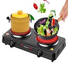Bếp điện đôi đa năng SOKANY 2000W chuyên đun nước, hầm cháo, hơ lá trầu…