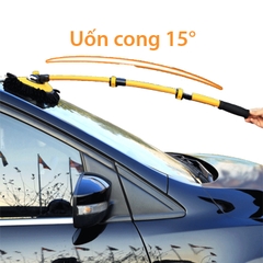 Chổi rửa xe ô tô cán dài - Chổi lau xe ô tô cán dài 3 mức gấp gọn