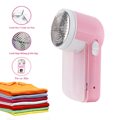 Máy cắt lông xù quần áo nhỏ gọn dùng pin sạc điện