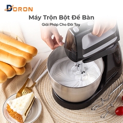 Máy đánh trứng, trộn bột để bàn DORON_145 dung tích 3.5L 400W
