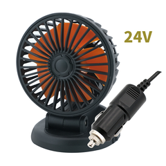 Quạt xe ô tô, quạt mini ô tô 10W cắm nguồn tẩu 24v đa năng xoay 360 độ siêu mát