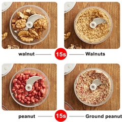 Máy xay tỏi ớt mini cầm tay sạc pin 45W 250ml tiện lợi