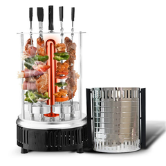 Lò nướng thịt xiên, bếp nướng hải sản SOKANY 2800W quay tự động 360 độ, thịt chín đều