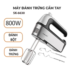 Máy đánh trứng, trộn bột SOKANY 800W kiểu dáng sang trọng, hoạt động êm ái