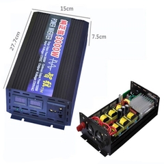 Bộ kích điện, đổi nguồn 12V lên 220V sóng sin chuẩn 3000W Inverter