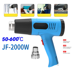 Máy khò nhiệt, thổi màng co 2000W JFTOOIS đóng gói hàng hóa, dán decal