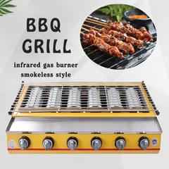 Bếp nướng gas bbq, bếp nướng hải sản ETON ET-K233 chất liệu inox không gỉ, vệ sinh dễ dàng
