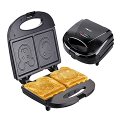 Máy kẹp nướng bánh mỳ sandwich HAEGER RAF 750W hình mặt cười/gấu