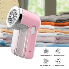 Máy cắt lông xù quần áo nhỏ gọn dùng pin sạc điện