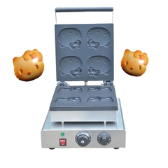 Máy làm mặt hello kitty 1800W gia nhiệt kép 2 mặt, chống dính telfon siêu bền