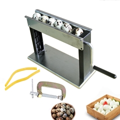 Máy bóc vỏ trứng cút quay tay năng suất 15kg/1h