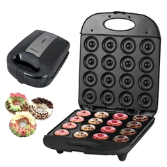 Máy làm bánh vòng Donut 16 bánh mini chính hãng Sokany 1200W
