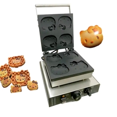 Máy làm mặt hello kitty 1800W gia nhiệt kép 2 mặt, chống dính telfon siêu bền