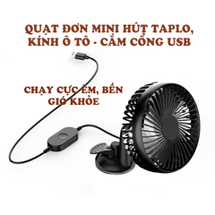 Quạt làm mát gắn ghế sau xe hơi tiện dụng với 3 tốc độ