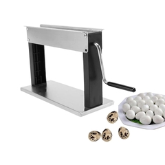 Máy bóc vỏ trứng cút quay tay năng suất 15kg/1h