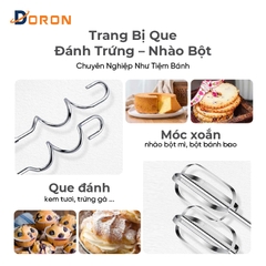 Máy đánh trứng, trộn bột để bàn DORON_145 dung tích 3.5L 400W