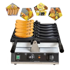 Máy làm bánh hình quả chuối vàng phomai mặt cười hot trend