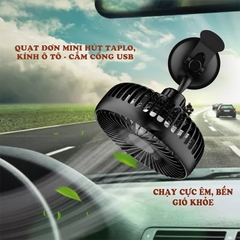 Quạt làm mát gắn ghế sau xe hơi tiện dụng với 3 tốc độ