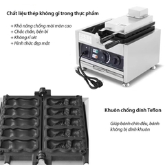 Máy hình mèo ôm cá 2000W sản phẩm hot trend độc đáo, bánh thơm ngon