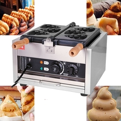 Máy làm bánh hình shit Poo 1600W làm nóng nhanh, an toàn, dễ sử dụng
