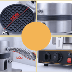 Máy nướng bánh kẹp tổ ong 1200W kiểm soát nhiệt độ chính xác, bánh thơm ngon