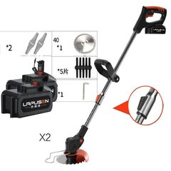 Máy cắt cỏ cầm tay LAPUSEN không dây (tặng kèm 1 pin + 8 lưỡi)
